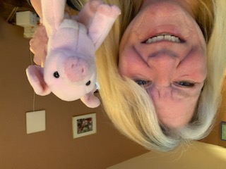 Ms. McDonnell (and her piggy) 